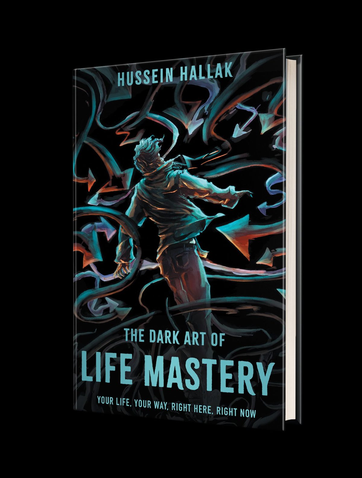 The Dark Art of Life Mastery book cover, by Hussein Hallak